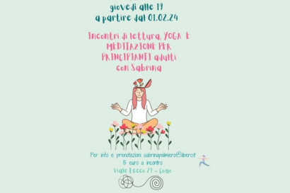 Incontri di lettura, yoga e meditazione 