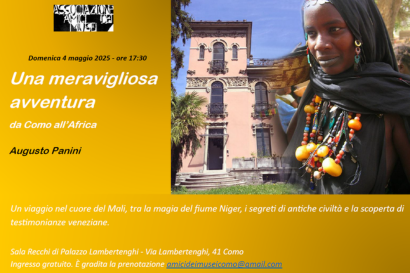 Una meravigliosa avventura da Como all'Africa