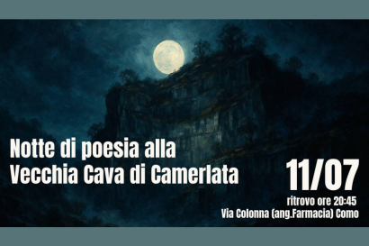 Notte di poesia alla vecchia cava di Camerlata