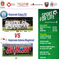 Nazionale Calcio Tv vs Nazionale italiana Magistrati