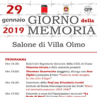 Commemorazione in occasione del Giorno della Memoria