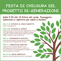 Festa di chiusura del progetto Ri-Generazioni