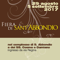 Fiera di Sant'Abbondio 2017 - il programma di giovedì 31 agosto